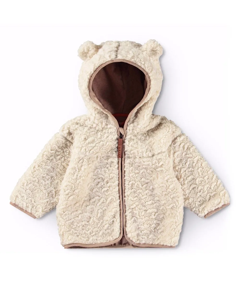 Ummi Fleece Jacket, White Noise