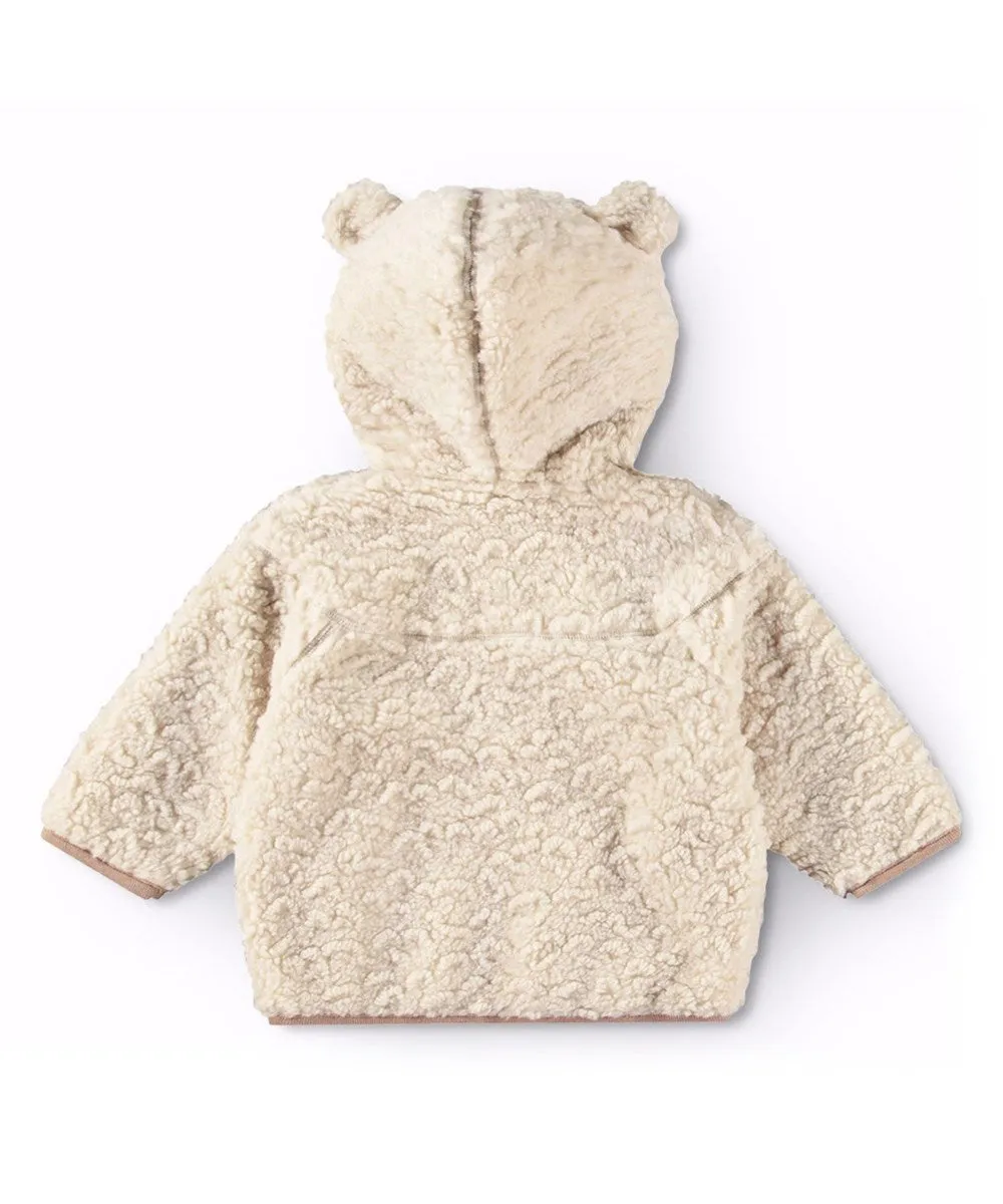 Ummi Fleece Jacket, White Noise