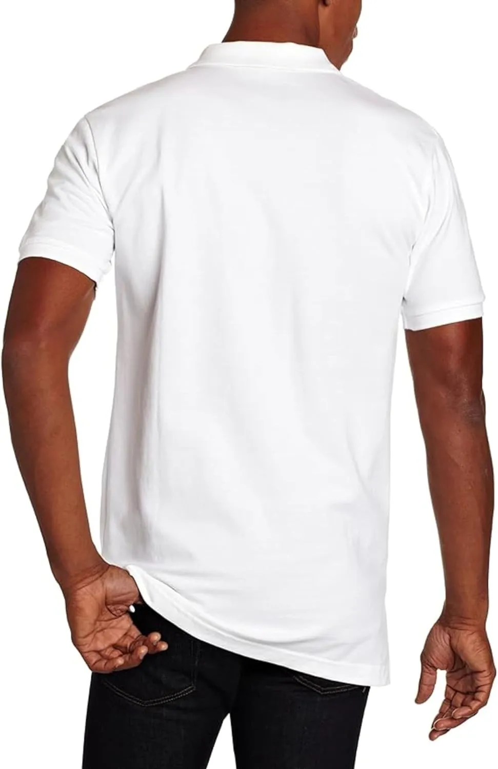 U.S. Polo Assn. Men's Classic Polo Shirt, Two-Button Closure Pique Polo Shirt, Summer Fashion Golf Shirt