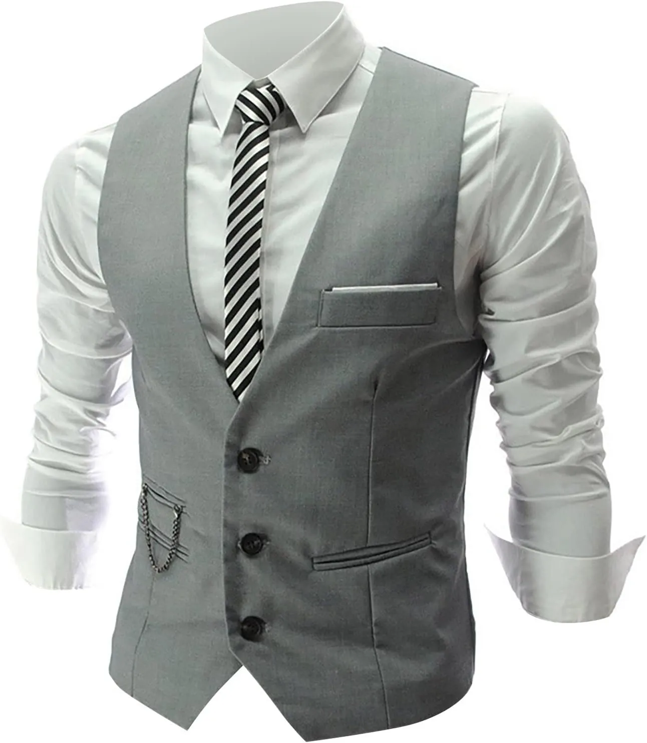 Vest Dress Plays Suede Retro V Neck Solid Color Pocket Button Leather Vest Jacket Vest Mens Vest Formal Great Great