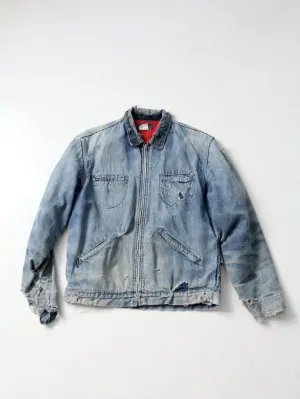 vintage distressed Osh Kosh denim work jacket