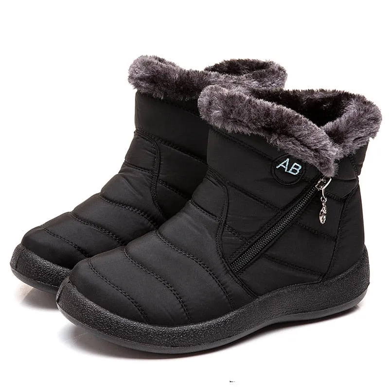 Women Boots Fashion Waterproof Snow Boots For Winter
