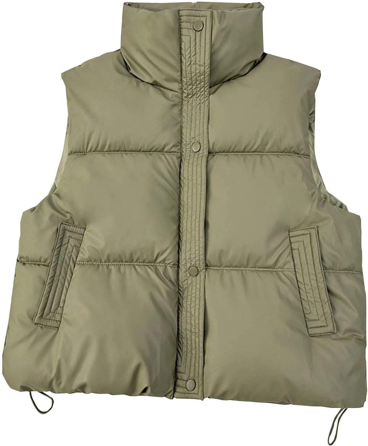 Women Long Vest One Morality Warm V Neck Thin Down Vest Inside Cotton Sleeveless Puffy Jacket Long Vest Womens Fall