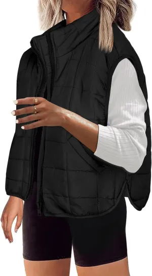 Women Long Vest One Morality Warm V Neck Thin Down Vest Inside Cotton Sleeveless Puffy Jacket Long Vest Womens Fall