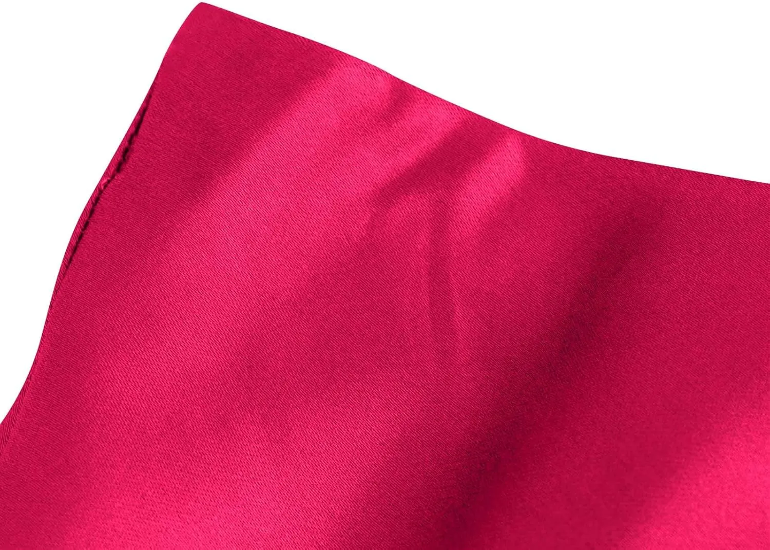 Women Satin Basic Midi Skirt Bodycon High Waist Pencil Skirts Elegant Casual Slim Fit Work Skirt for Going Out