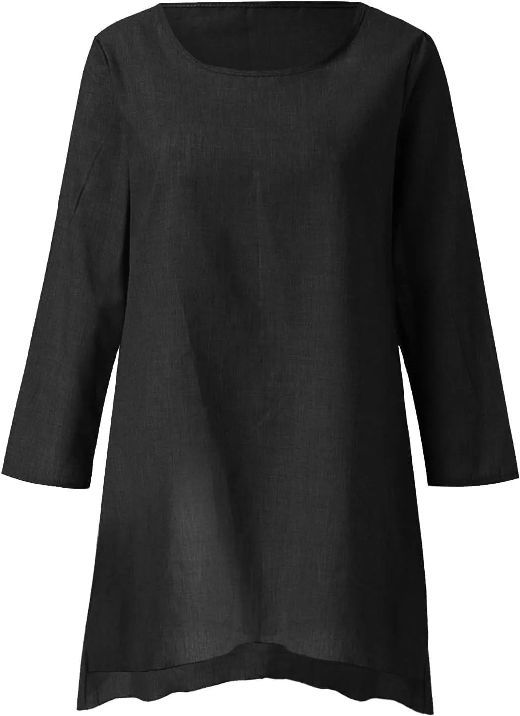 Women Short Sleeve Cotton Linen Shirt Casual V-Neck Oversized T Shirt Button Down Collar Loose Summer Tee Top