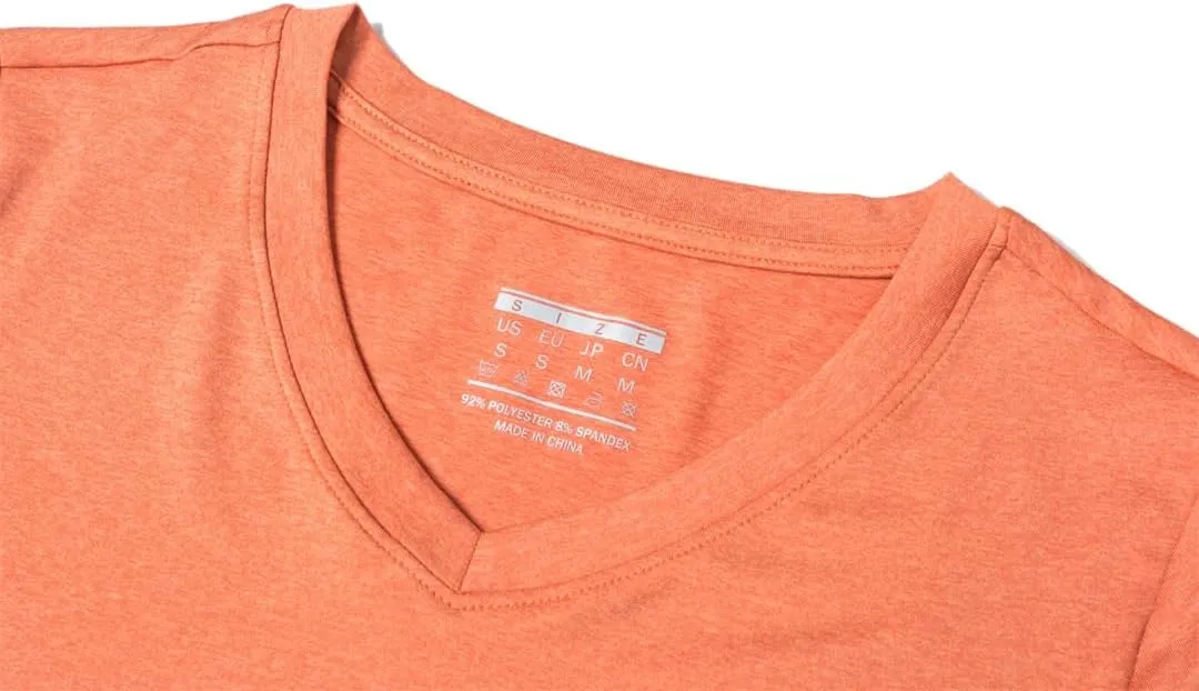 Women's Long Sleeve Shirt V Neck Shirts Quick Dry T-Shirt Athletic Workout Hiking Tops T-Shirt