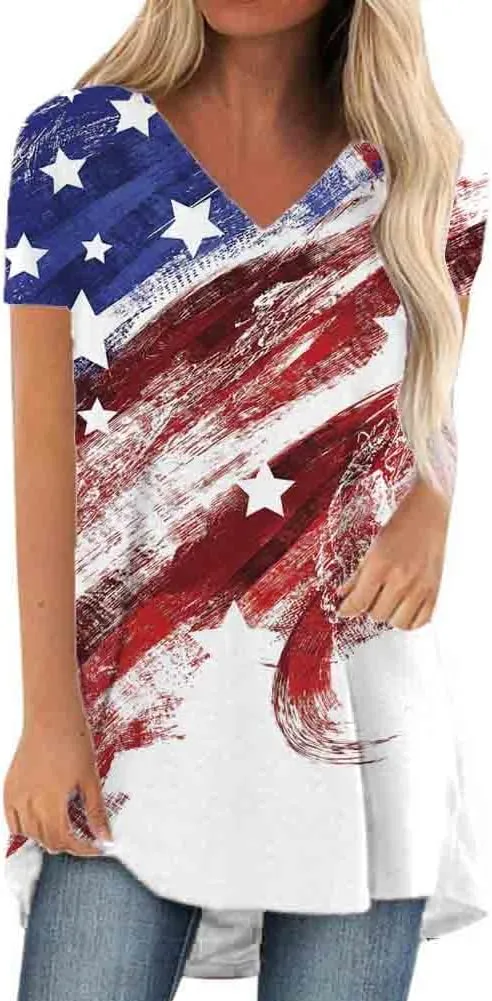 Womens Long Tunics or Tops to Wear with Leggings Short/Long Sleeve Blouses Shirts