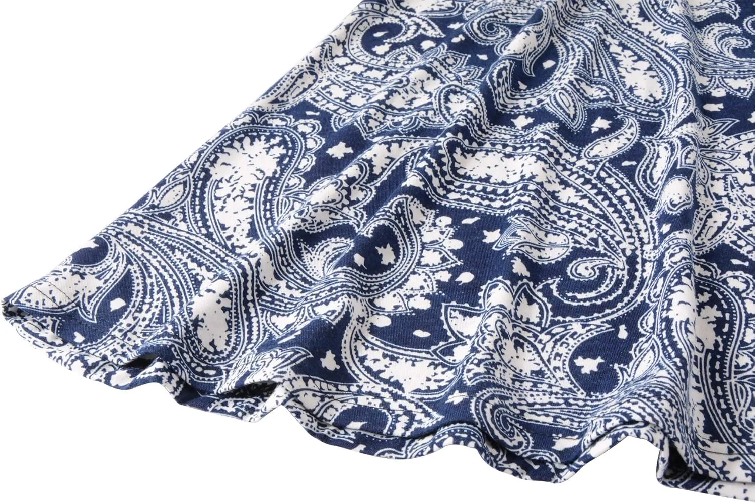 Women's Plus Size Swing Tunic Top 3/4 Sleeve Floral Flare T-Shirt