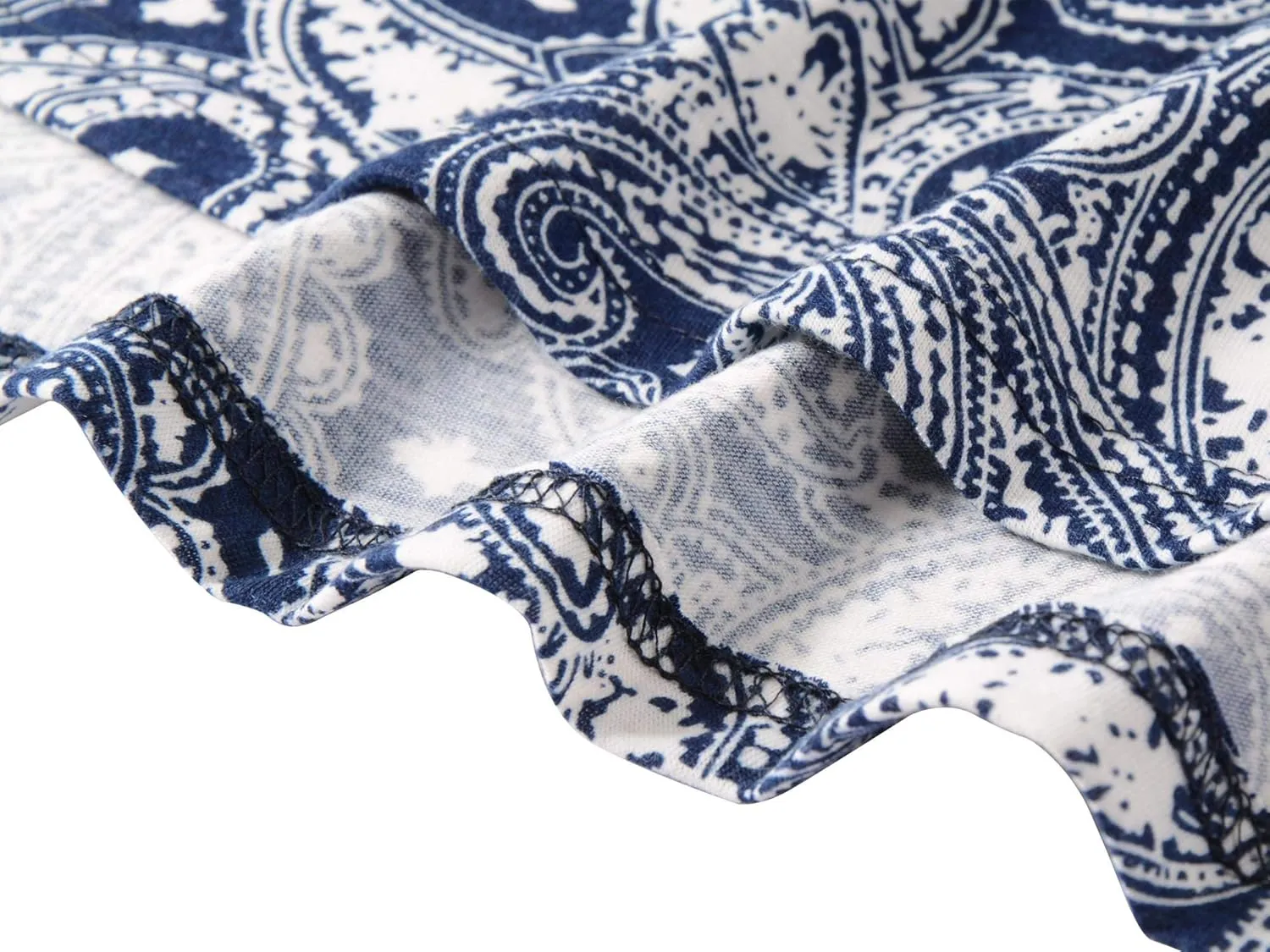 Women's Plus Size Swing Tunic Top 3/4 Sleeve Floral Flare T-Shirt
