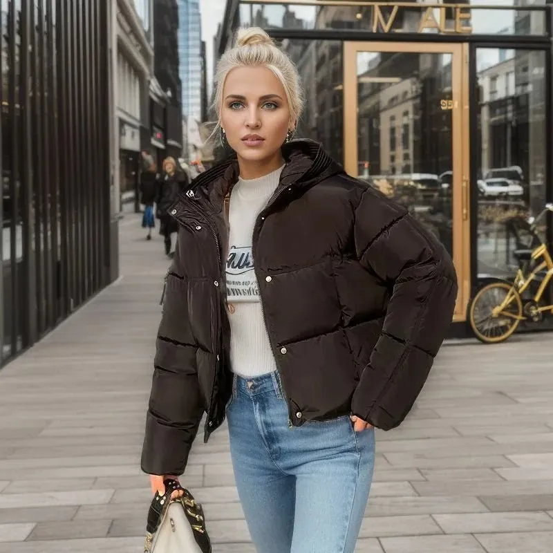 Women's Warm Short Cotton Jacket – Cozy, Stylish, and Perfect for Chilly Days
