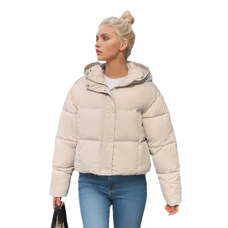 Women's Warm Short Cotton Jacket – Cozy, Stylish, and Perfect for Chilly Days