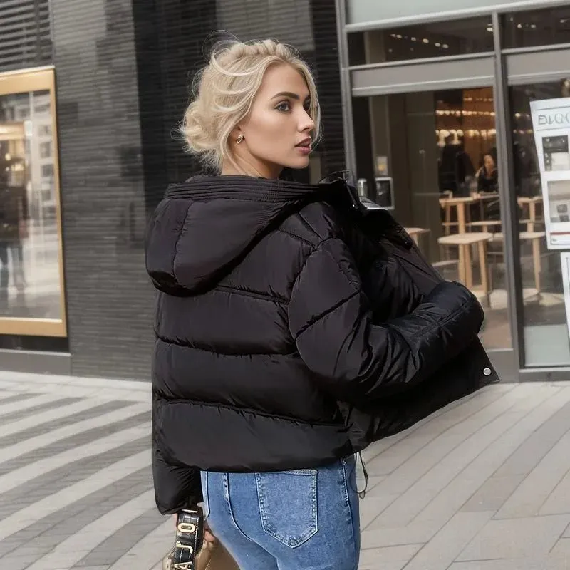 Women's Warm Short Cotton Jacket – Cozy, Stylish, and Perfect for Chilly Days