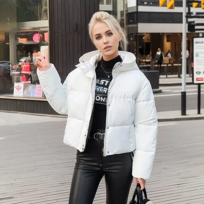Women's Warm Short Cotton Jacket – Cozy, Stylish, and Perfect for Chilly Days