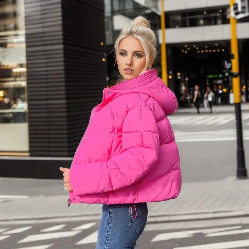 Women's Warm Short Cotton Jacket – Cozy, Stylish, and Perfect for Chilly Days