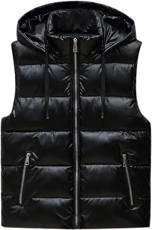 Women's Winter Crop Vest Basic Lightweight Sleeveless Warm Outerwear Casual Comfy Puffer Vest Zip Up Padded Gilet