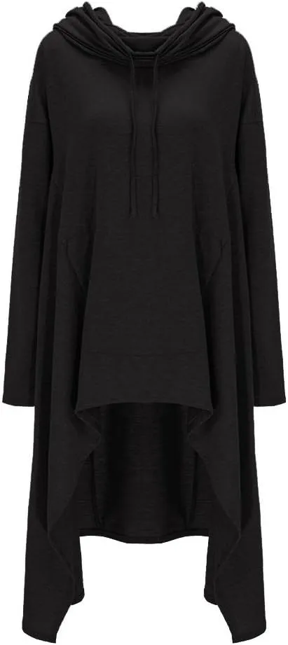Xuan2Xuan3 Women Pullover Hoodies Sweatshirt Long Sleeve Oversize Top Shirt Dress