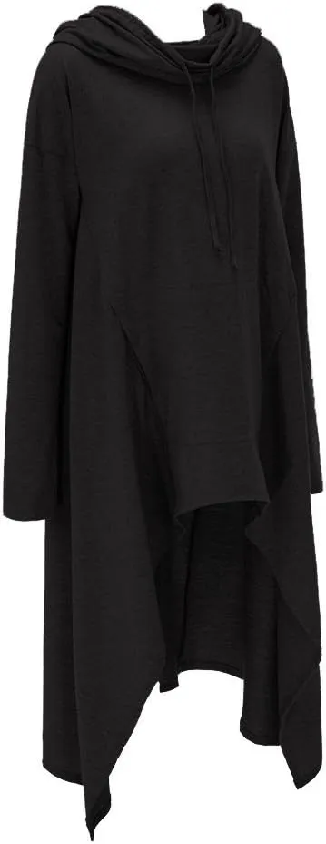 Xuan2Xuan3 Women Pullover Hoodies Sweatshirt Long Sleeve Oversize Top Shirt Dress