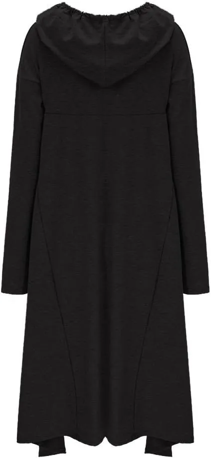 Xuan2Xuan3 Women Pullover Hoodies Sweatshirt Long Sleeve Oversize Top Shirt Dress