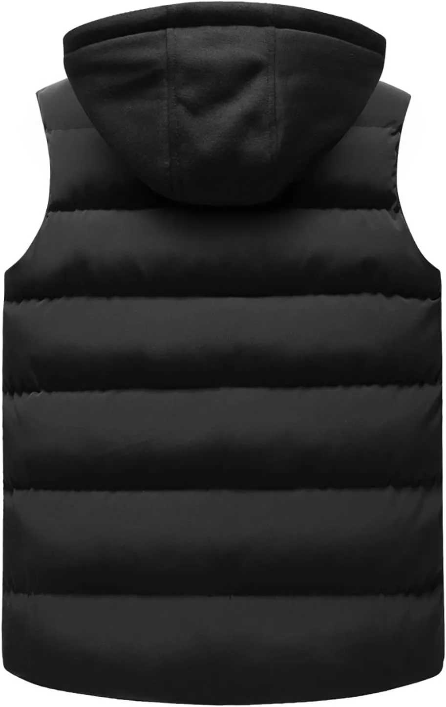 Ymosrh Men's Vest Jacket Light Winter Jacket Warm Outdoor Sleeveless Lightweight Water Resistant Vests With Hood, XS-2XL
