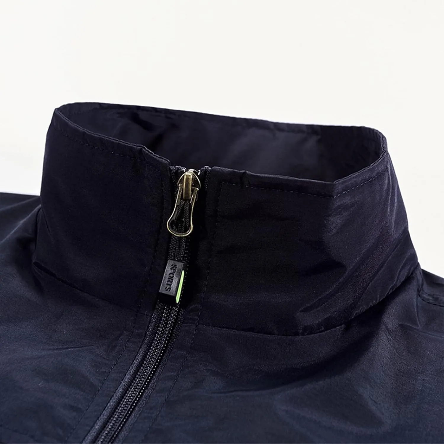 Ymosrh Men's Vests Outerwear Lightweight Outdoor Casual Zipper Stand Collar Padded Vest Coats Sleeveless Jacket Vest